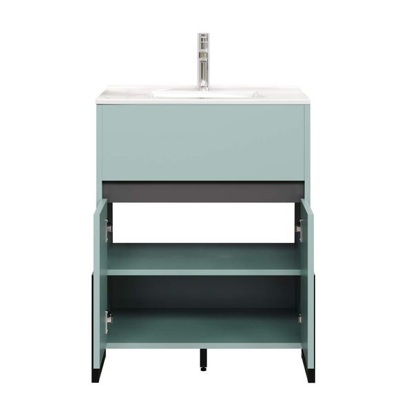 Hängesesselgestell mit den Maßen Höhe circa 210 cm, Durchmesser Ständerrohr circa 4,5 cm, Höhe circa 155 bis 180 cm, Breite circa 125 cm, Höhe Füße circa 110 cm, Amanka Logo