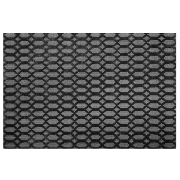 Teppich CIZRE Dunkelgrau 140 x 200 cm Viskose