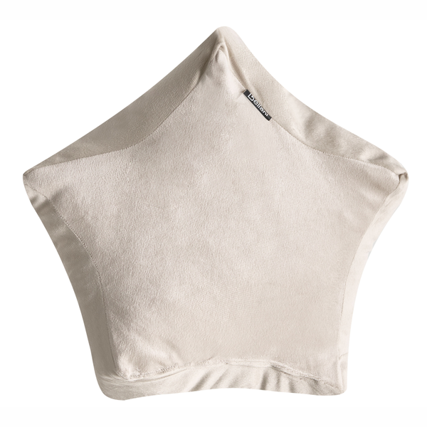 Beige sternförmige Sitzgelegenheit