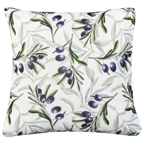 Gartenkissen 2er Set TRANQUI Pflanzenmuster 45 x 45 cm Bunt