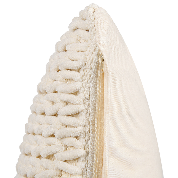 Dekokissen 2er Set OXALIS 45 x 45 cm Beige Ohne Muster