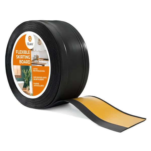 Quest flexible selbstklebende Weichsockelleiste auf der Rolle für Wandabschlüsse