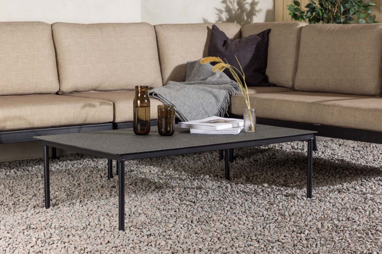 Pehnna Lounge-Set 2 Teile beige,schwarz. 70 X 120 X 40 cm