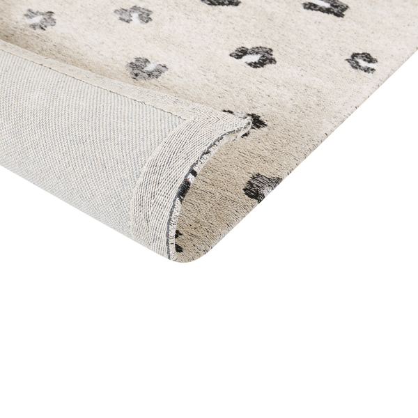 Teppich AFIS Beige 200 x 300 cm Baumwolle