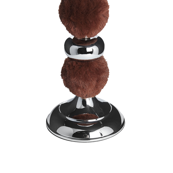 Katzenkratzbaum mit runden Elementen und Metallfuß