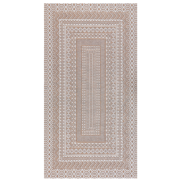 Teppich BAGLAR Weiß 80 x 150 cm Jute
