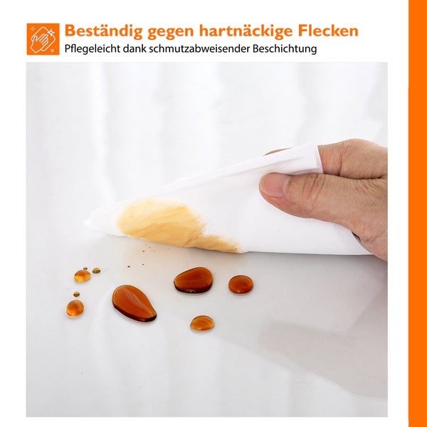 Simple Fix Tischdecke Transparent – Tischfolie Transparent – Durchsichtige PVC Tischschutz – 2mm – 100cm x 200cm