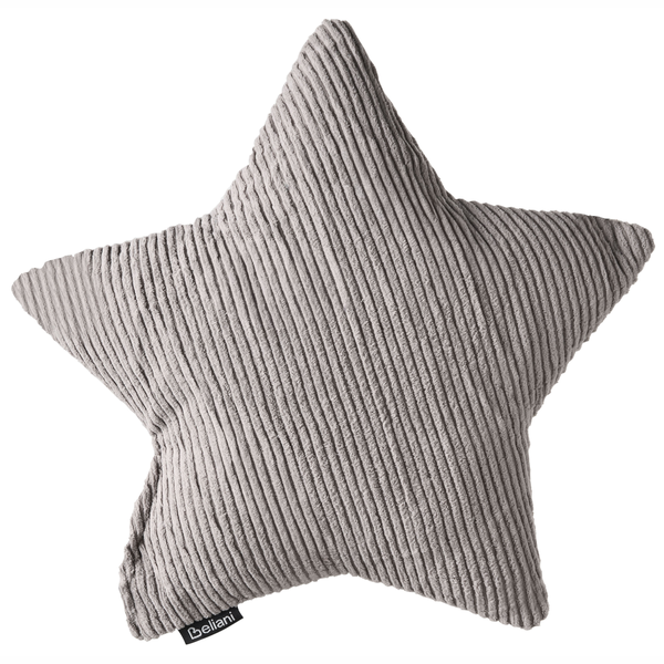 Sternförmiges Kissen aus Cordstoff