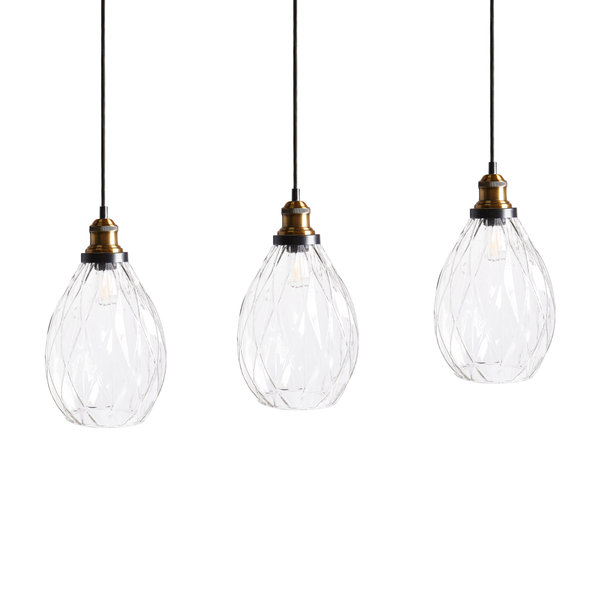 Hängeleuchte COOSA Glas Transparent