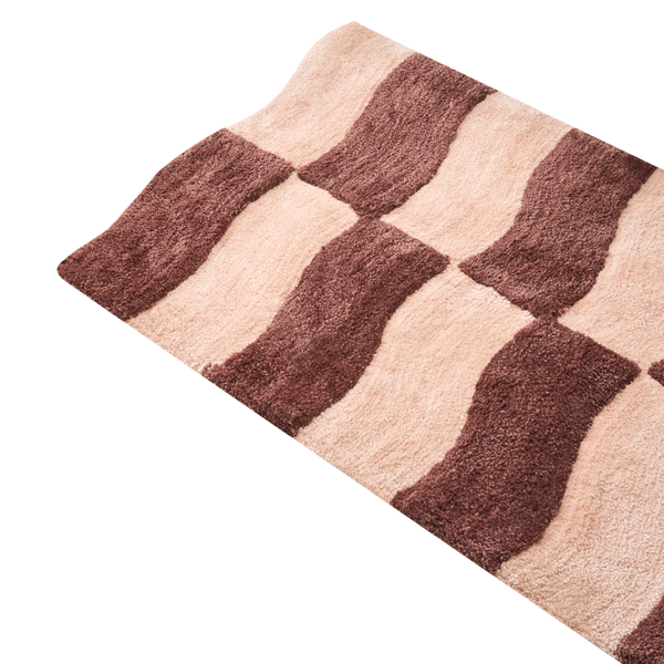 Teppich mit gewelltem Muster