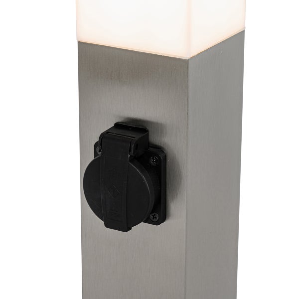 Moderne Außenleuchte 45 cm Stahl mit Fassung IP44 - Malios