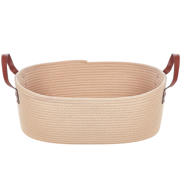 Ovale Aufbewahrungskorb mit Griffen