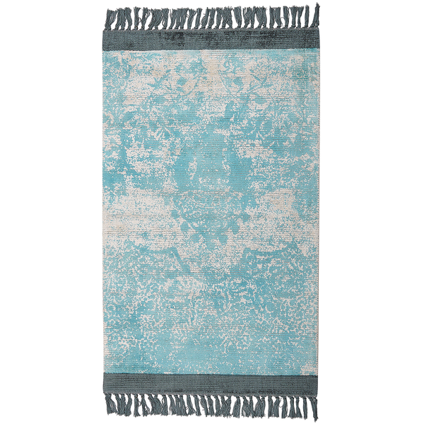 Teppich AKARSU Blau 80 x 150 cm Viskose