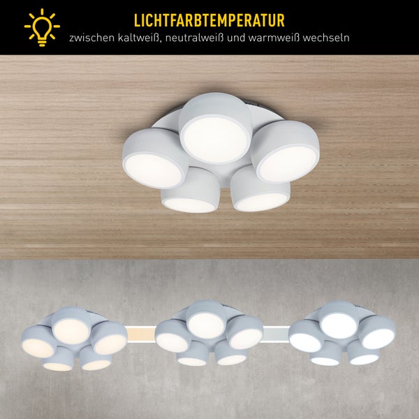 Deckenleuchte mit fünf Leuchten