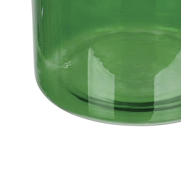 Blumenvase KORMA Glas 45 cm Smaragdgrün