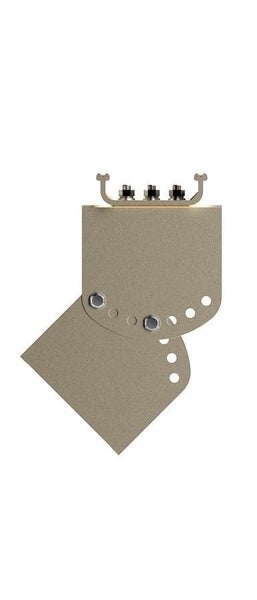 Terrassenheizer Quality Heating Black Heater Serie NR18-17A 2400W Aluminium schwarz inkl. Fernbedienung, Thermostat & Montageset, spritzwassergeschützt