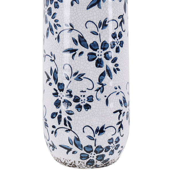Blumenvase MULAI Steinzeug 30 cm Weiß