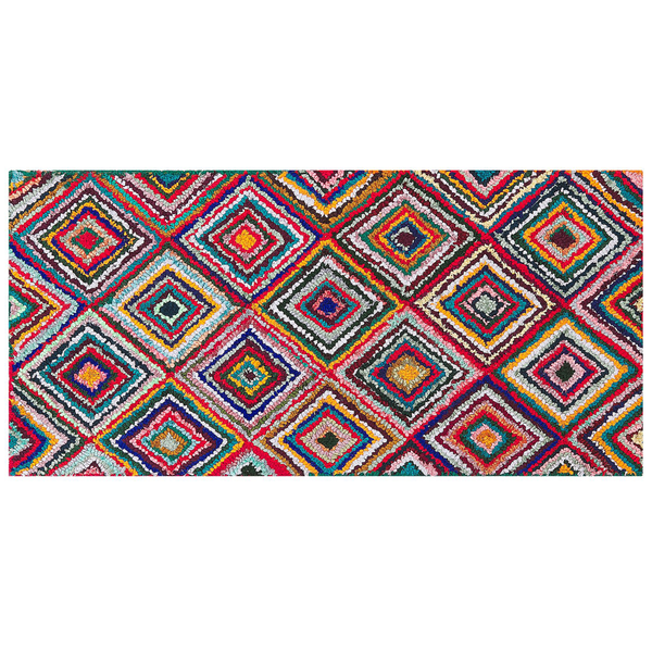 Teppich KAISERI Bunt 80 x 150 cm Baumwolle