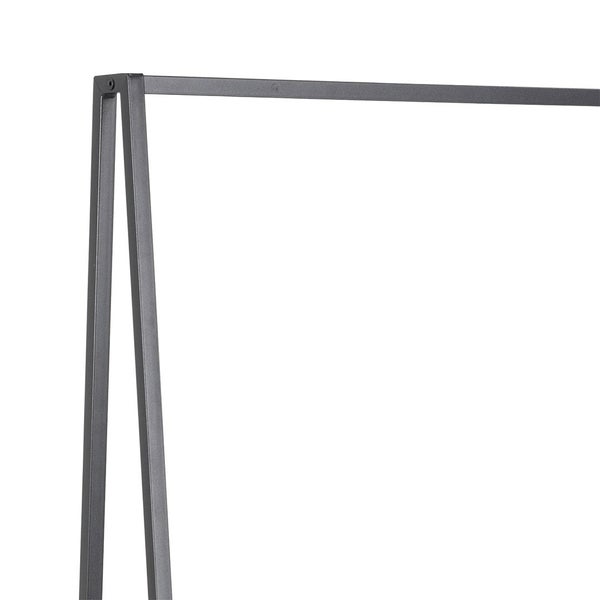 Seaford Garderobenständer 2 Regale schwarz. 77 X 37 X 165 cm