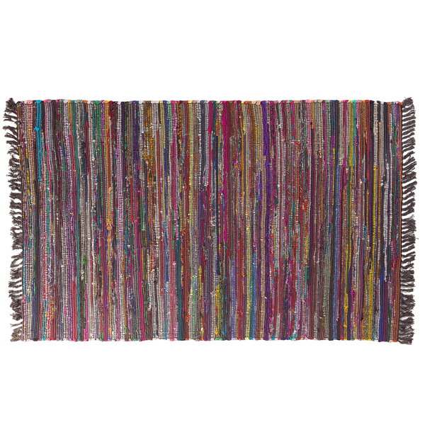 Teppich dunkelbunt 140 x 200 cm Kurzflor DANCA