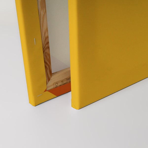 Leere Leinwand auf Keilrahmen