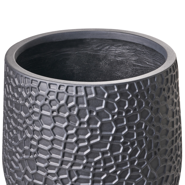 Blumentopf mit geometrischem Muster