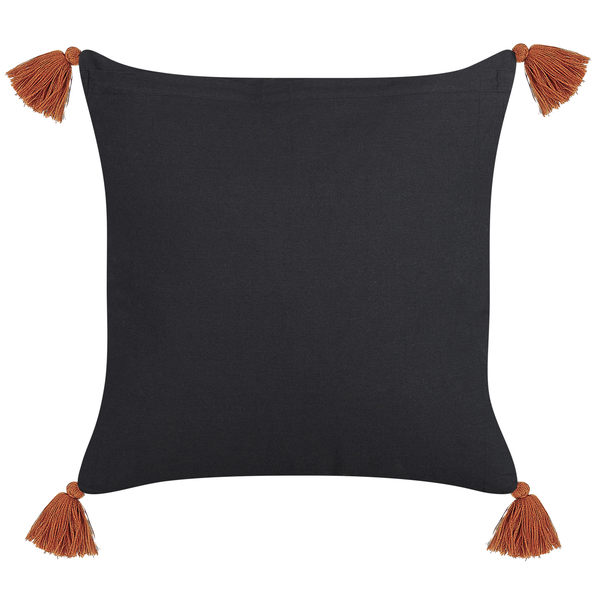 Dekokissen PANAX Samtstoff 45 x 45 cm Bunt Blumenmuster