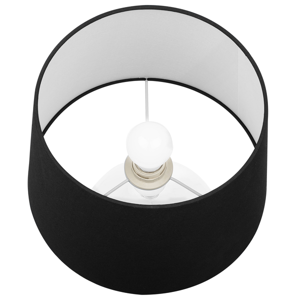 Tischleuchte OSUM Glas Schwarz