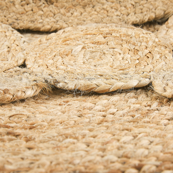 Teppich aus Leder mit Zickzackmuster