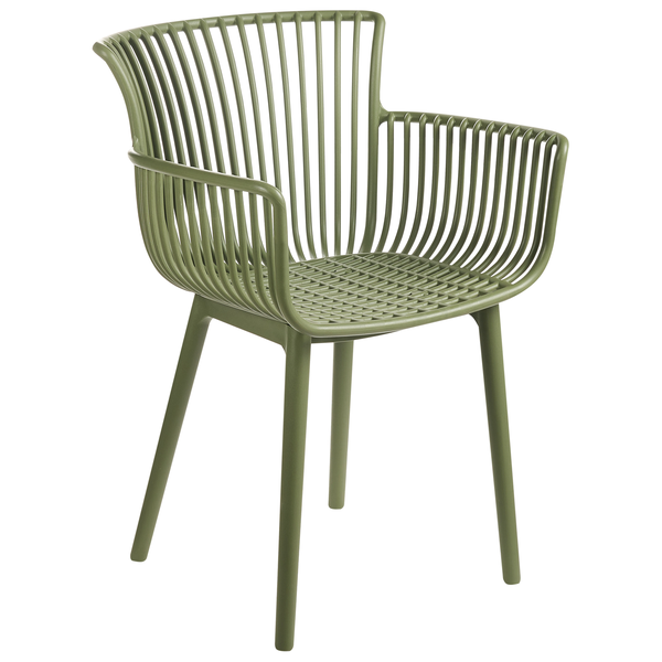Gartenstuhl 4er Set PESARO Grün