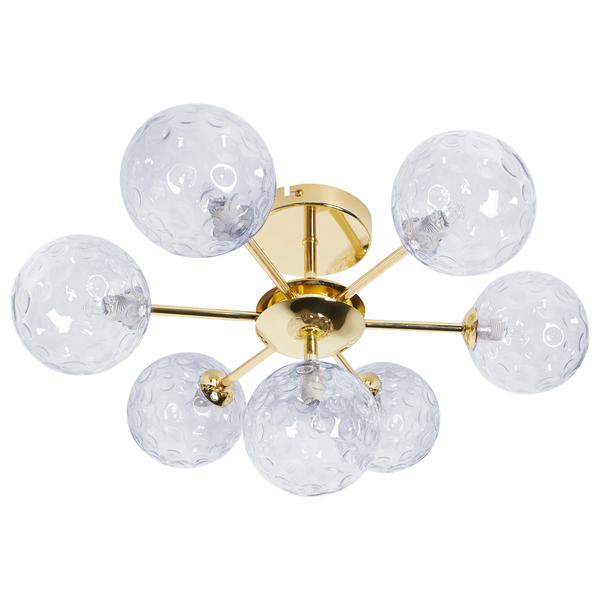 Deckenlampe ANADYR Glas Blau