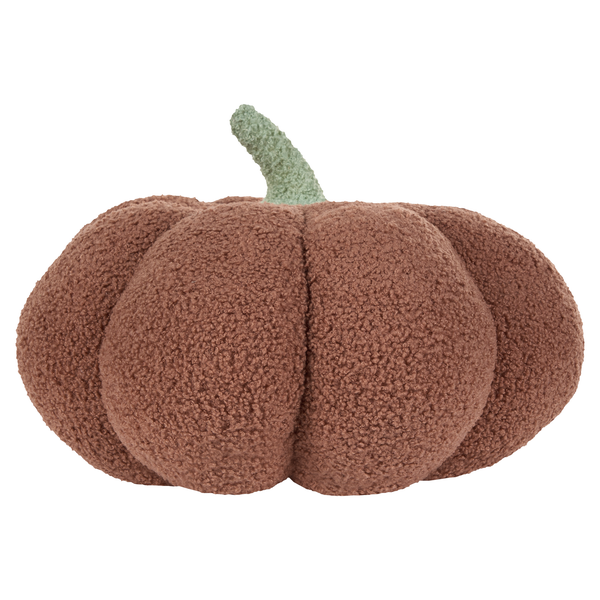 Dekokissen 2er Set MUNCHKIN Bouclé 35 x 35 cm Braun Kürbis