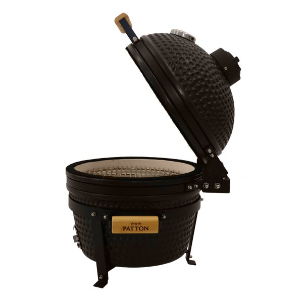 PATTON Keramikgrill Kamado Classic Compact - Mattschwarz