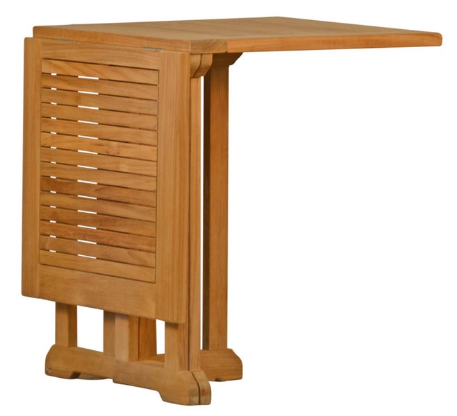 Teak Balkontisch klappbar 120 x 60 cm premium wetterfest