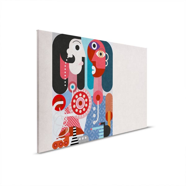 Leinwandbild mit abstraktem Motiv