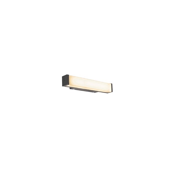 Moderne Wandleuchte Schwarz 32cm inkl. LED IP44 - Cascada