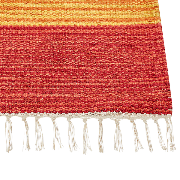 Teppich KAMARIS Bunt 80 x 150 cm Baumwolle Kelim