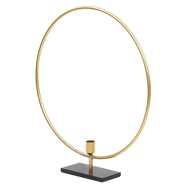 Kerzenständer mit Ring auf Sockel