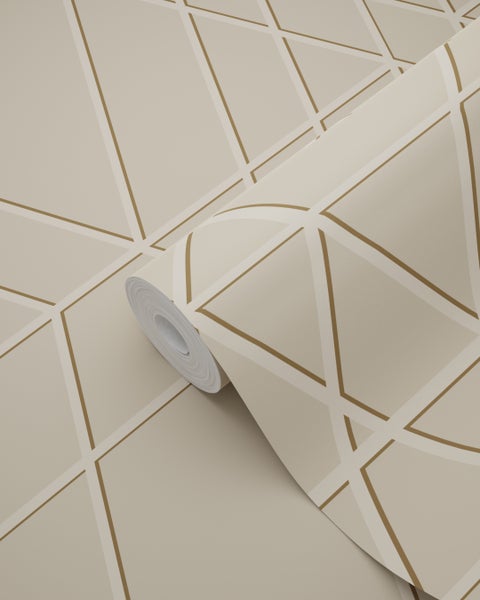 ESTAhome Tapete 3D-Muster Beige - 50 x 900 cm - 139601