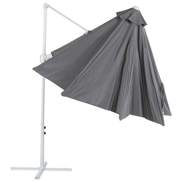 Ampelschirm 295 cm SAVONA II Dunkelgrau