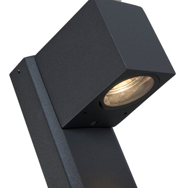 Industrielle stehende Außenlampe dunkelgrau 65 cm IP44 - Baleno