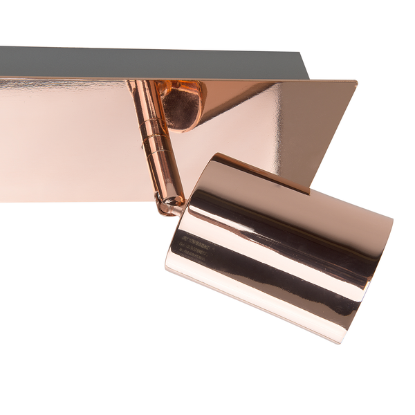 Strahler 4-flammig TIGRIS verstellbar Metall Kupfer