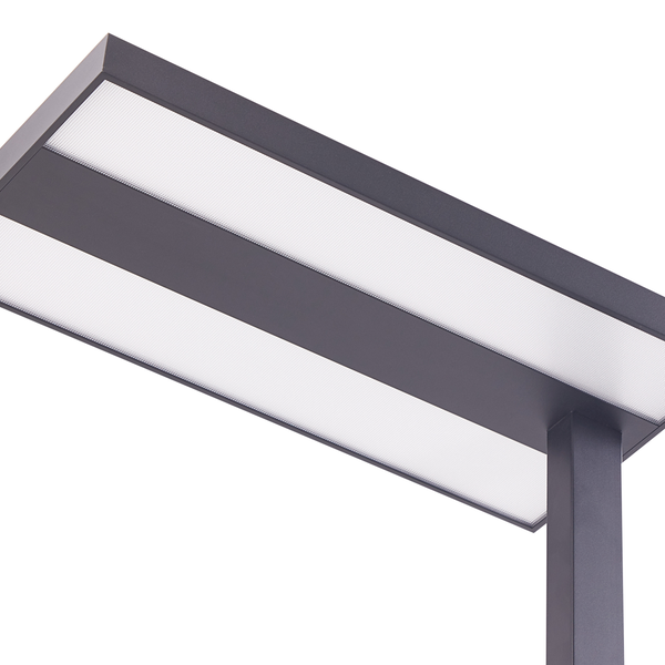 LED Stehlampe TAURUS mit Dimmer Metall Schwarz