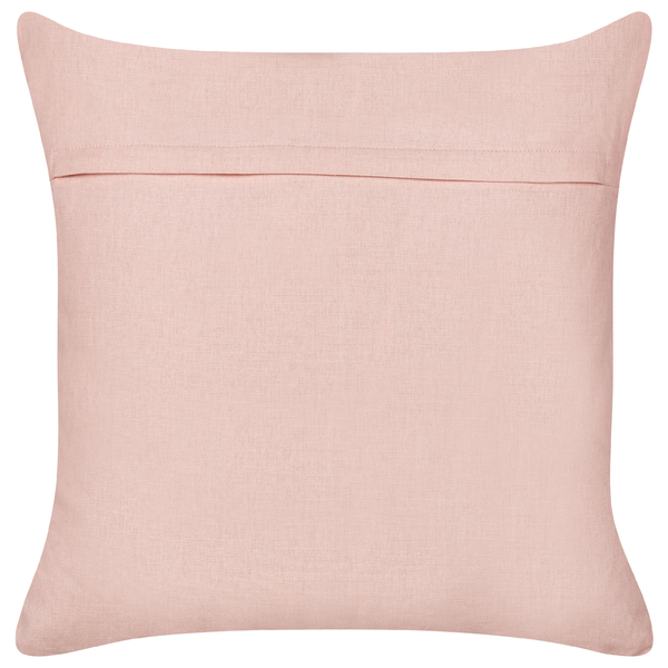 Dekokissen Regenbogenmotiv Baumwolle pastellrosa 45 x 45 cm 2er Set LEEA