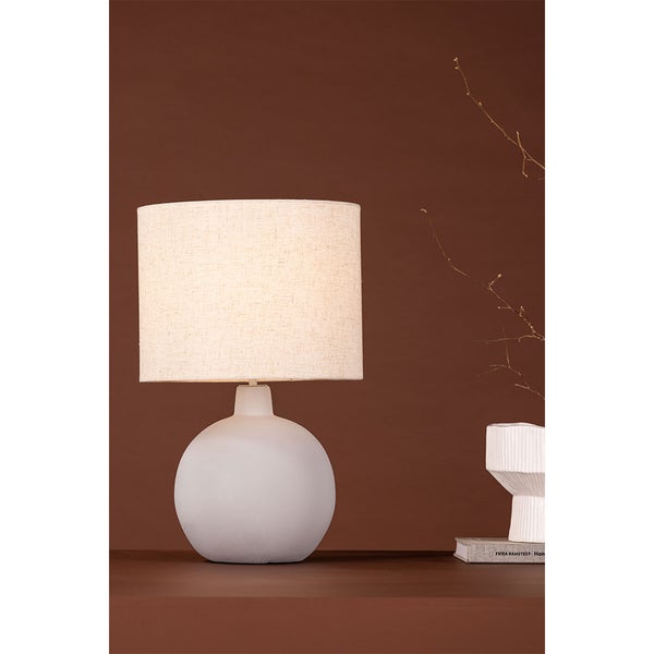 Torcello Beleuchtung Tischlampe 32x32x51cm Grau. 32 X 32 X 51 cm