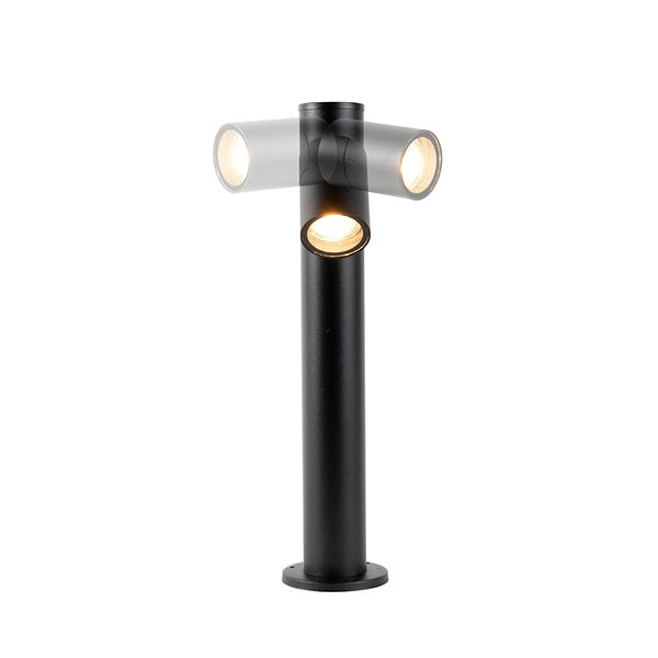 Außenleuchte schwarz 45 cm einstellbar IP44 - Solo