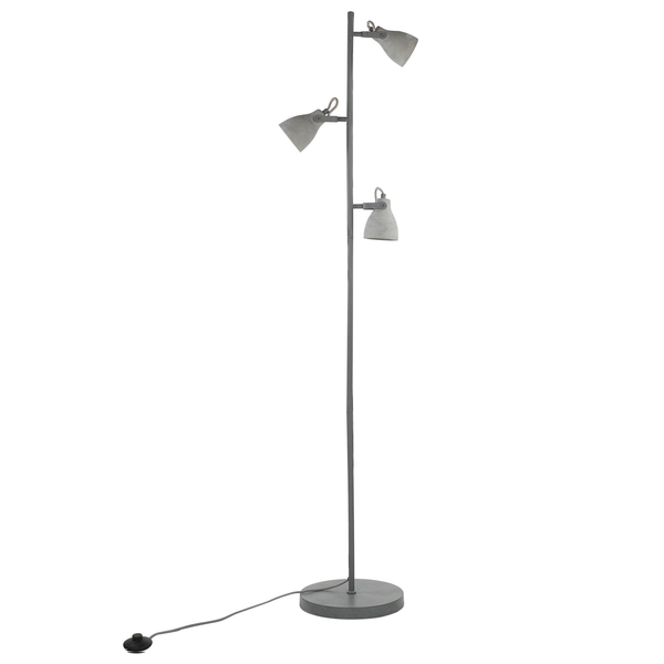 Stehlampe MISTAGO verstellbar Beton Grau