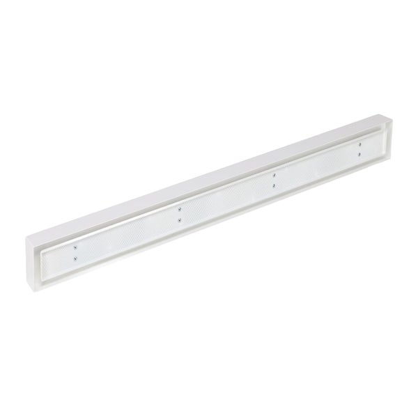 Längliche LED Unterbauleuchte mit diffuser Lichtabdeckung
