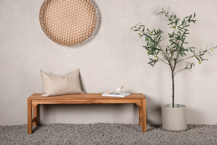 Kenya Gartenbank Natur. 150 X 40 X 45 cm