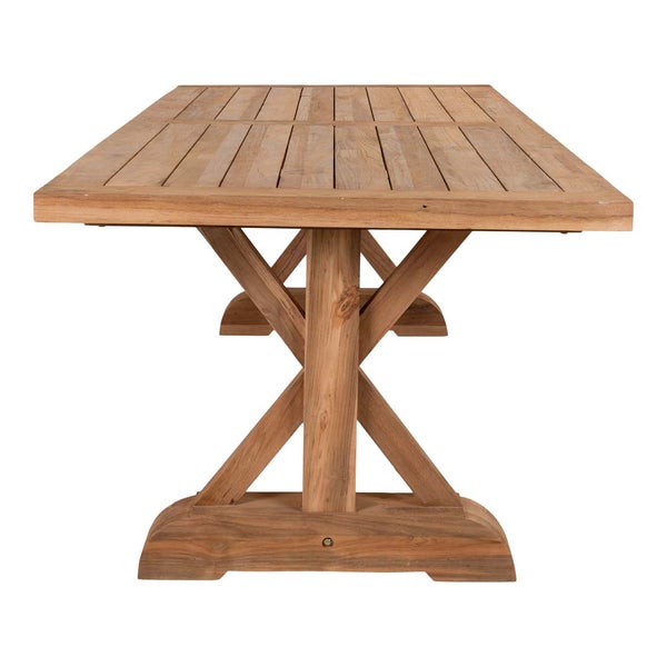 Volos Gartentisch Teak. 100 X 240 X 75 cm